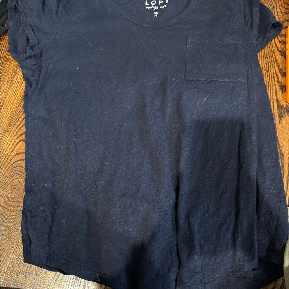 LOFT Black T-Shirt